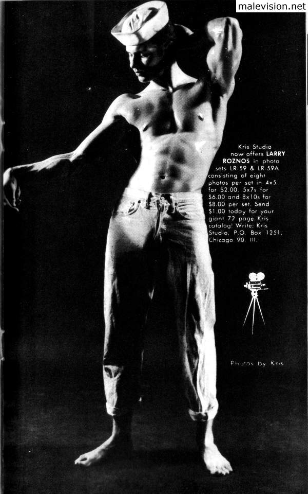 Male physique photo art from 1965