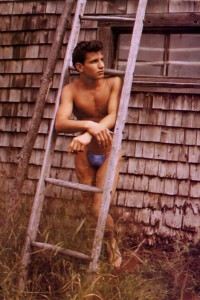 vintage colour male physique photo art