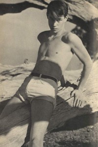 charming boy in vintage photo art