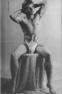 muscle guy vintage physique photo art