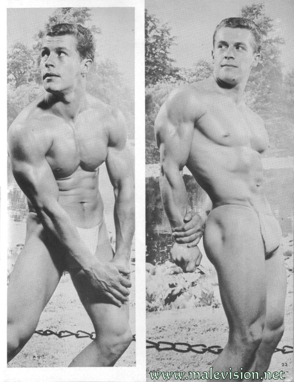 male vintage physique photography
