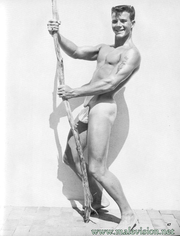 Beautiful male vintage physique photography