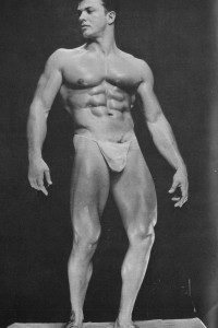 very beautiful muscle man physique vintage photo