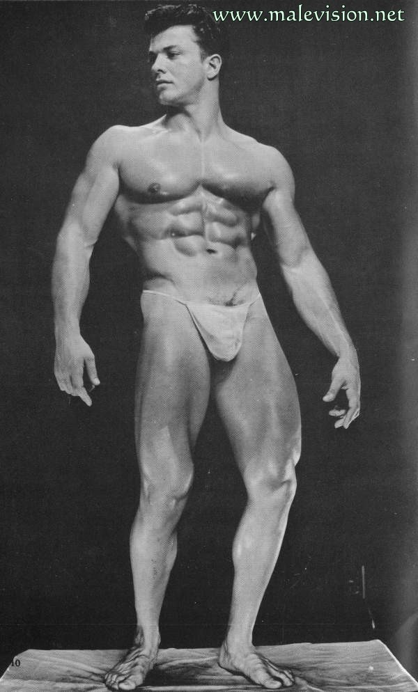 very beautiful muscle man physique vintage photo