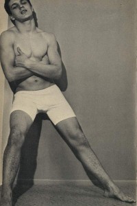 male vintage physique photo art