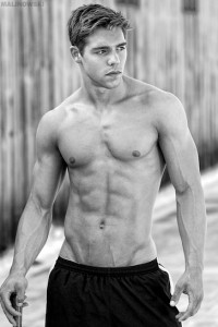 beautiful muscle male model