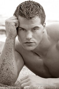 charming american male model