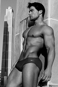 american bodybuilder and male model Jed Hill
