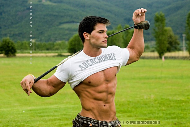 male fitness model Jed Hill