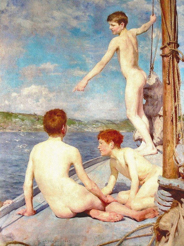 naked boys art