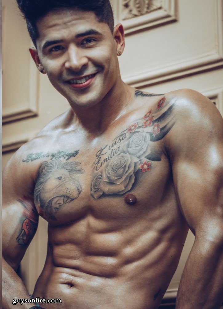 latin muscle boy